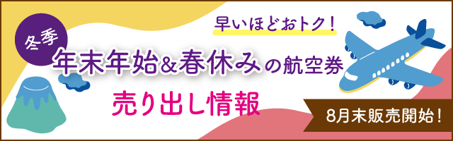 冬季売り出し情報