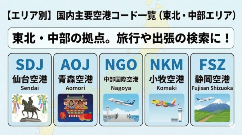HND？KIX？国内航空券予約でよく見る3文字コード（空港・都市コード
